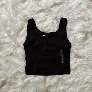 uniqlo black tank